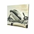 Fondo 12 x 12 in. Vintage Airplane-Print on Canvas FO2788060